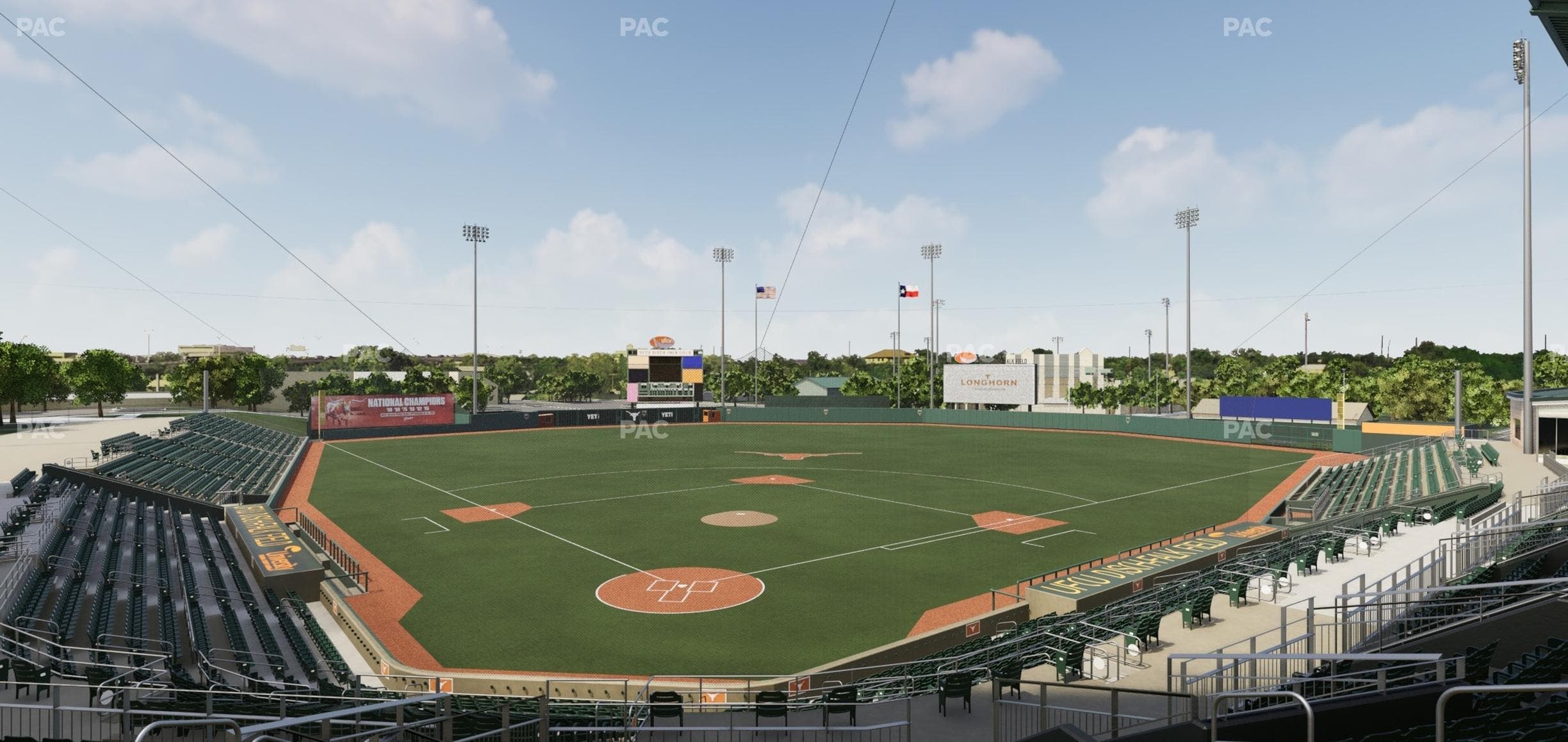 UFCU Disch-Falk Field - Section 105 Seat View
