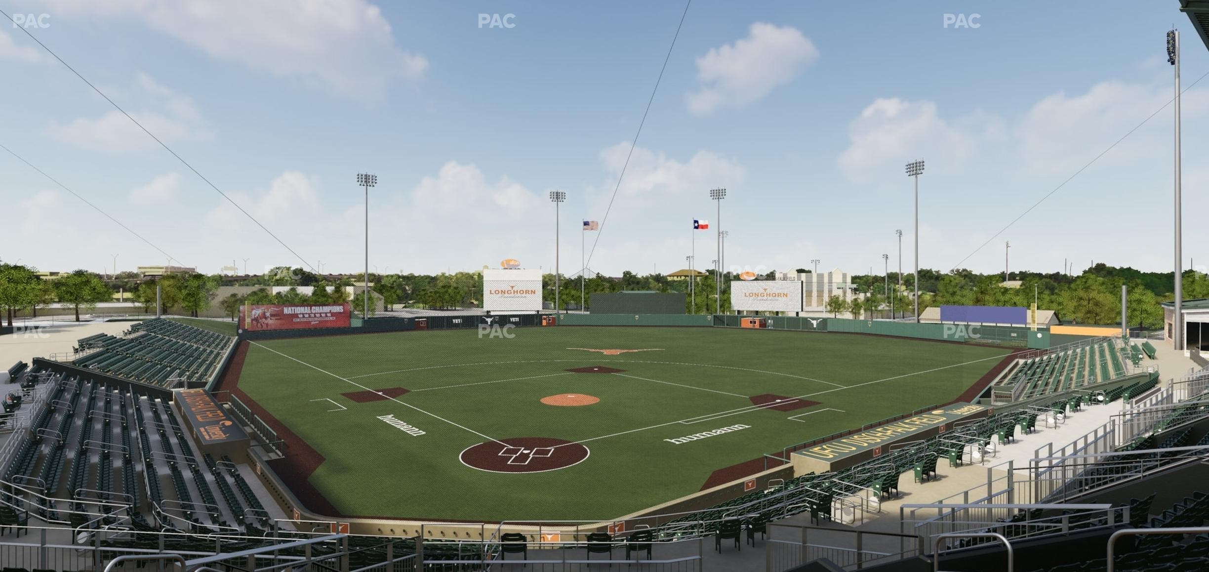 UFCU Disch-Falk Field - Section 105 Seat View