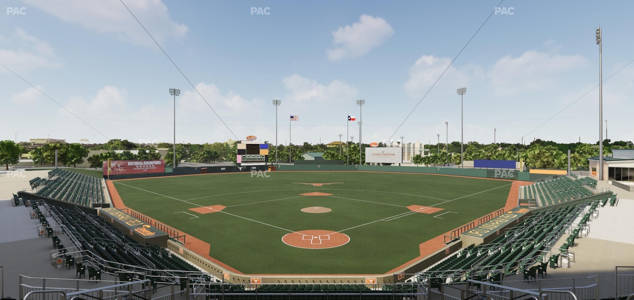 UFCU Disch-Falk Field - Section 106 Seat View