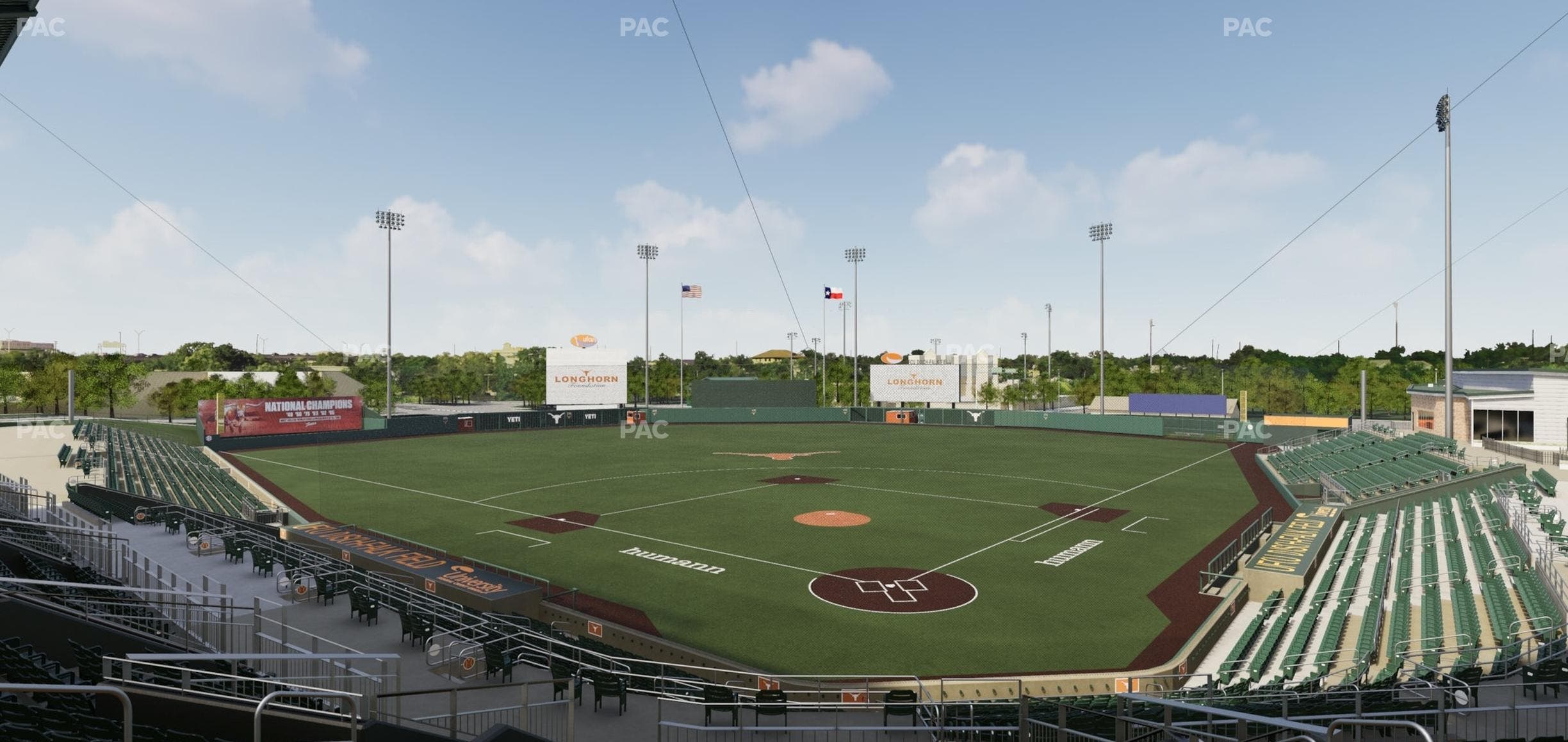 UFCU Disch-Falk Field - Section 107 Seat View