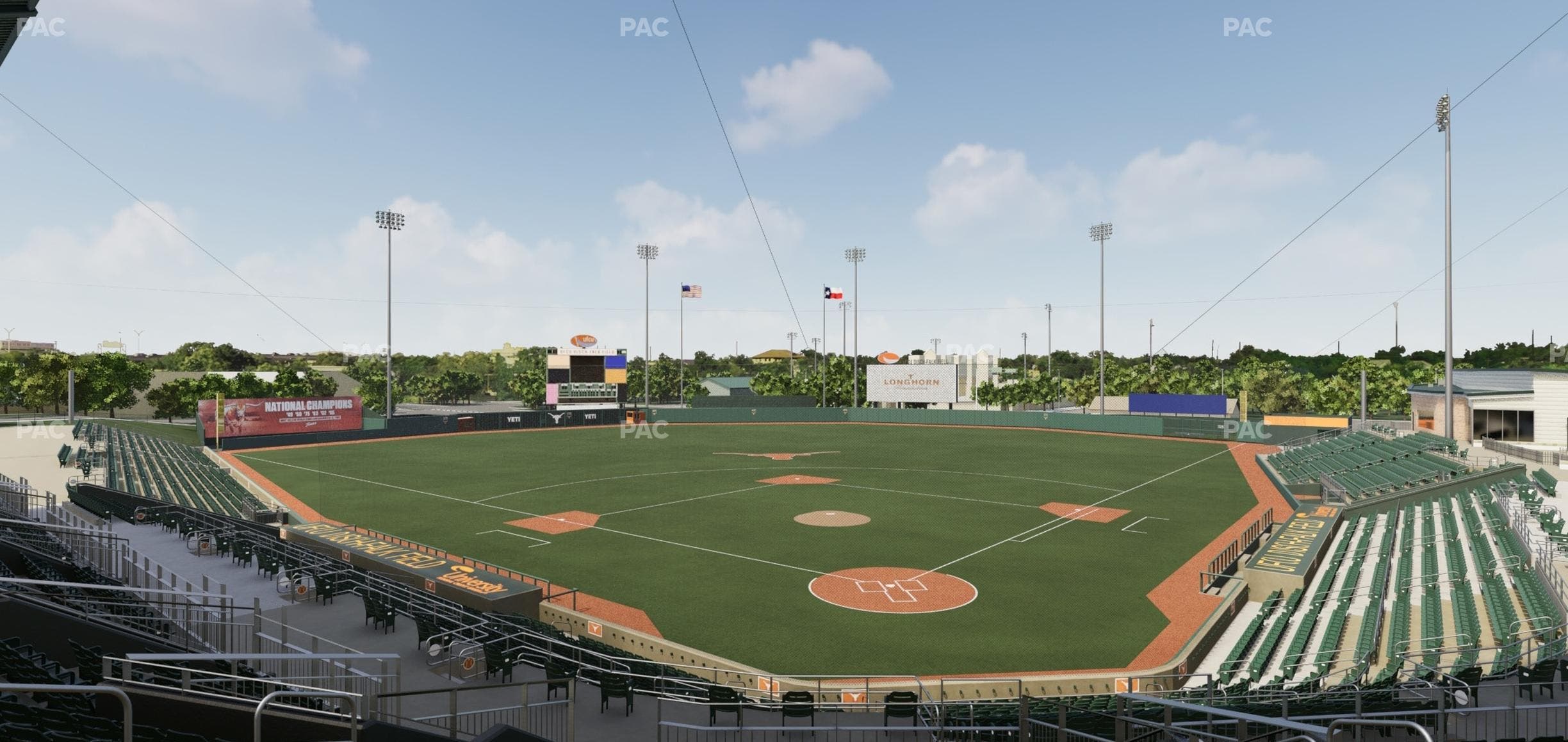 UFCU Disch-Falk Field - Section 107 Seat View
