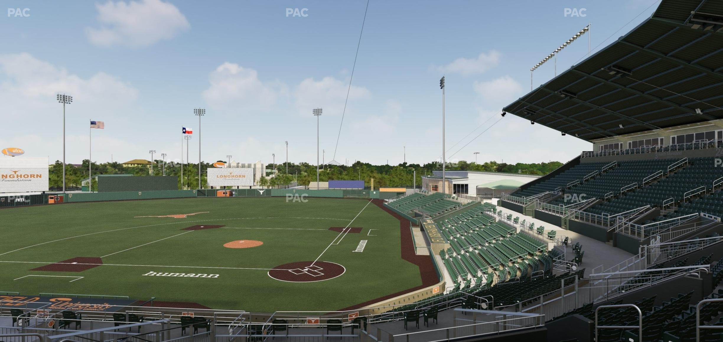 UFCU Disch-Falk Field - Section 108 Seat View