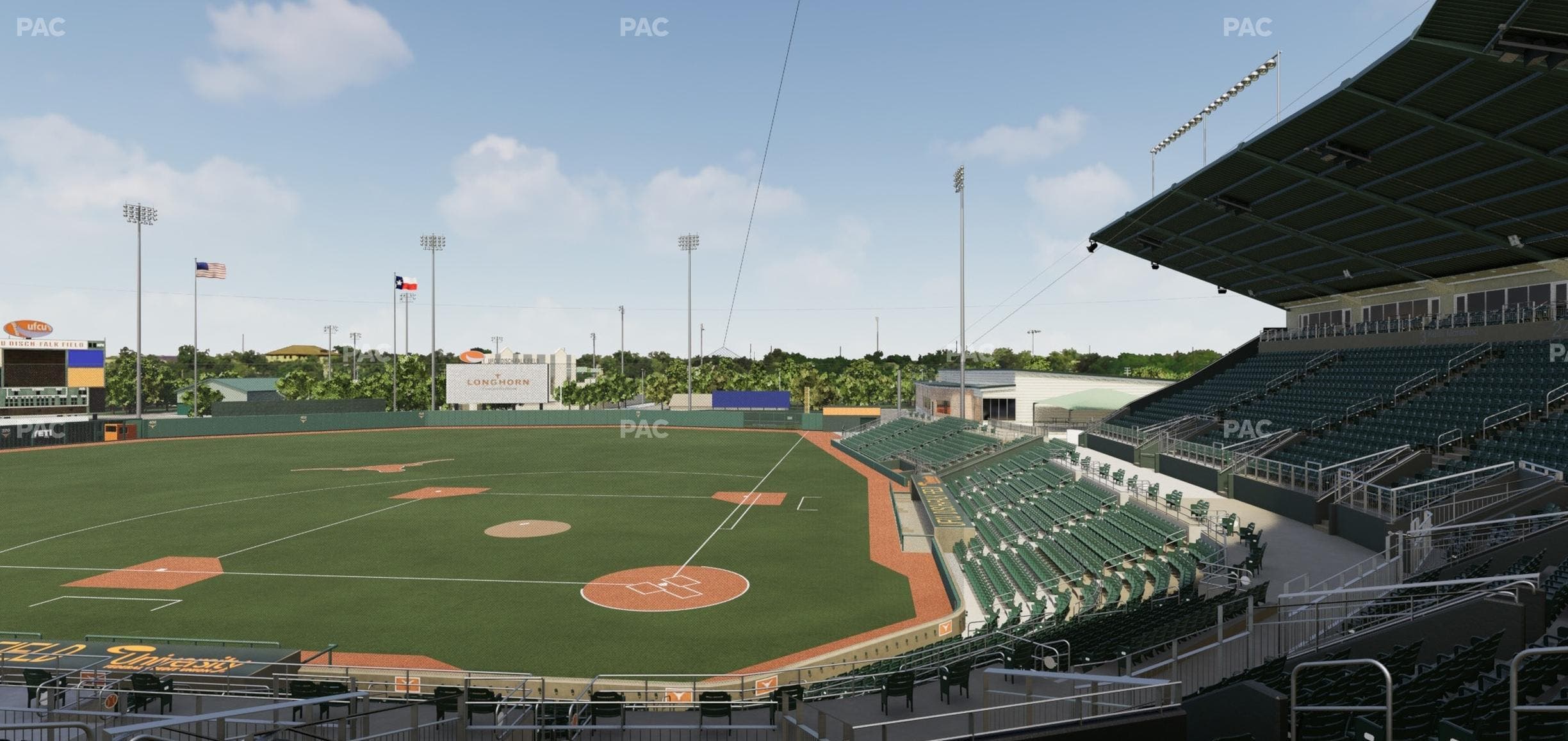 UFCU Disch-Falk Field - Section 108 Seat View