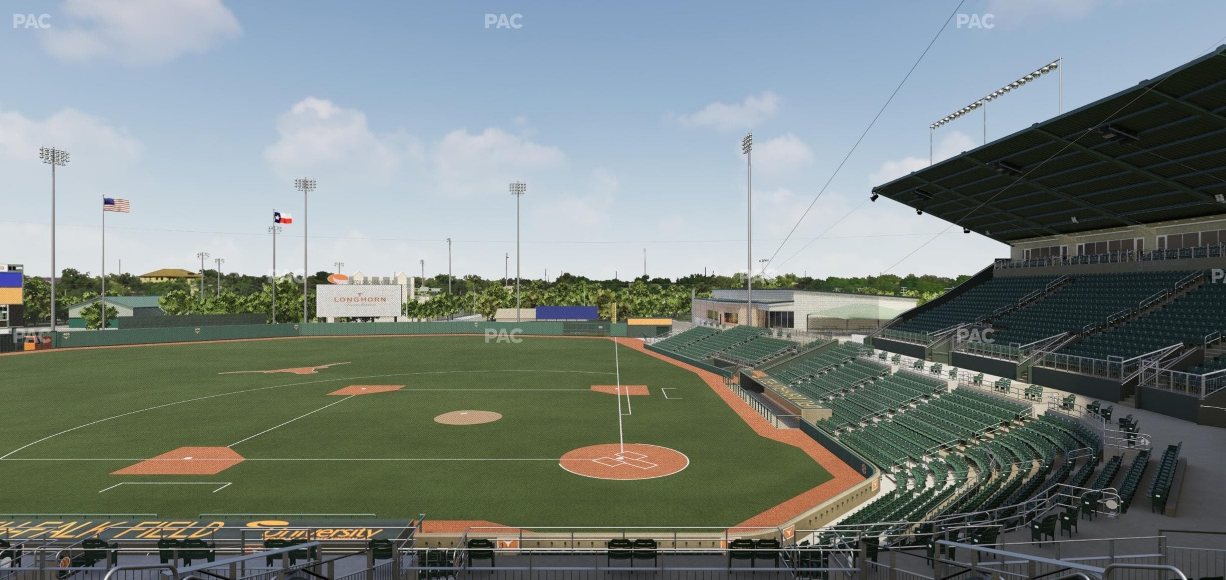 UFCU Disch-Falk Field - Section 109 Seat View