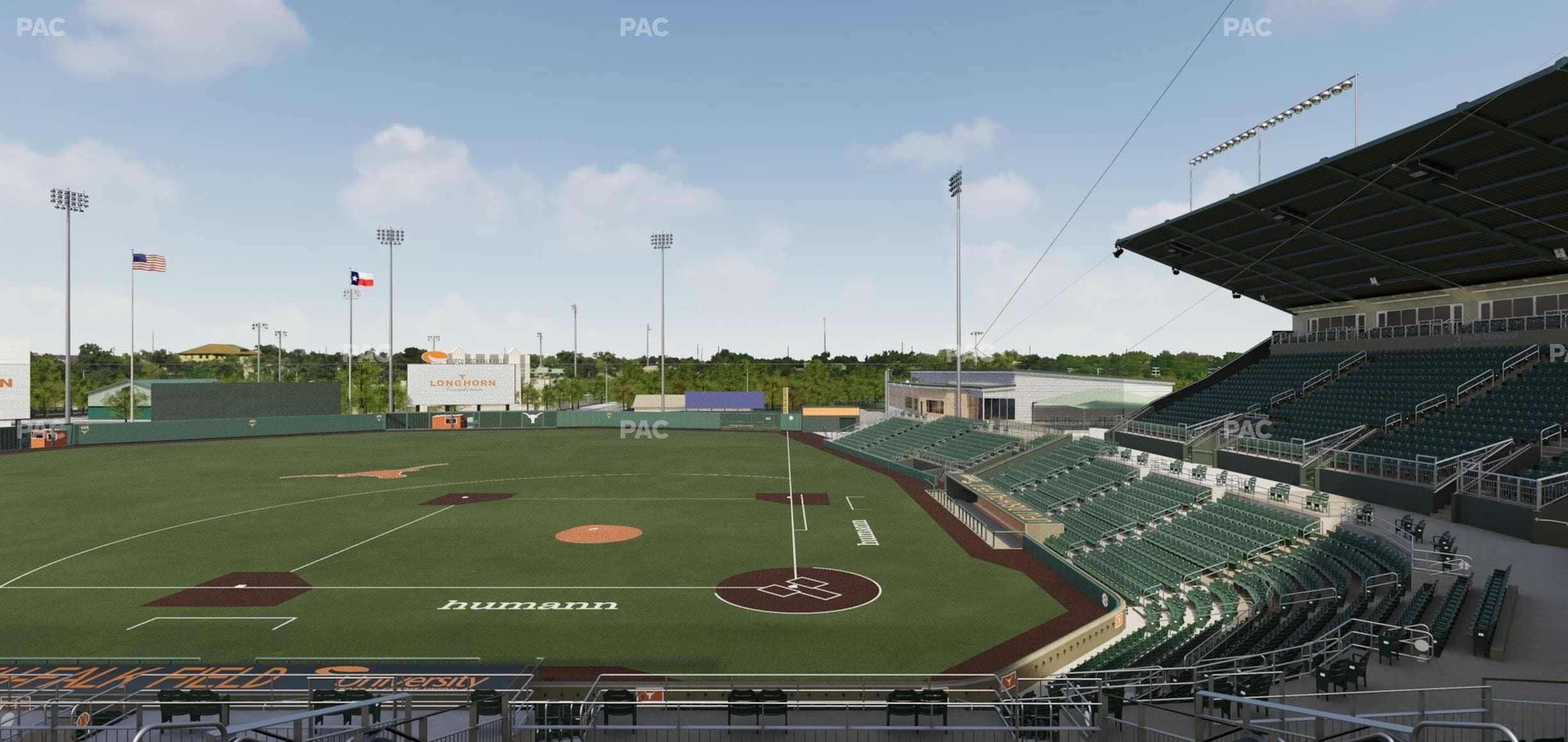 UFCU Disch-Falk Field - Section 109 Seat View