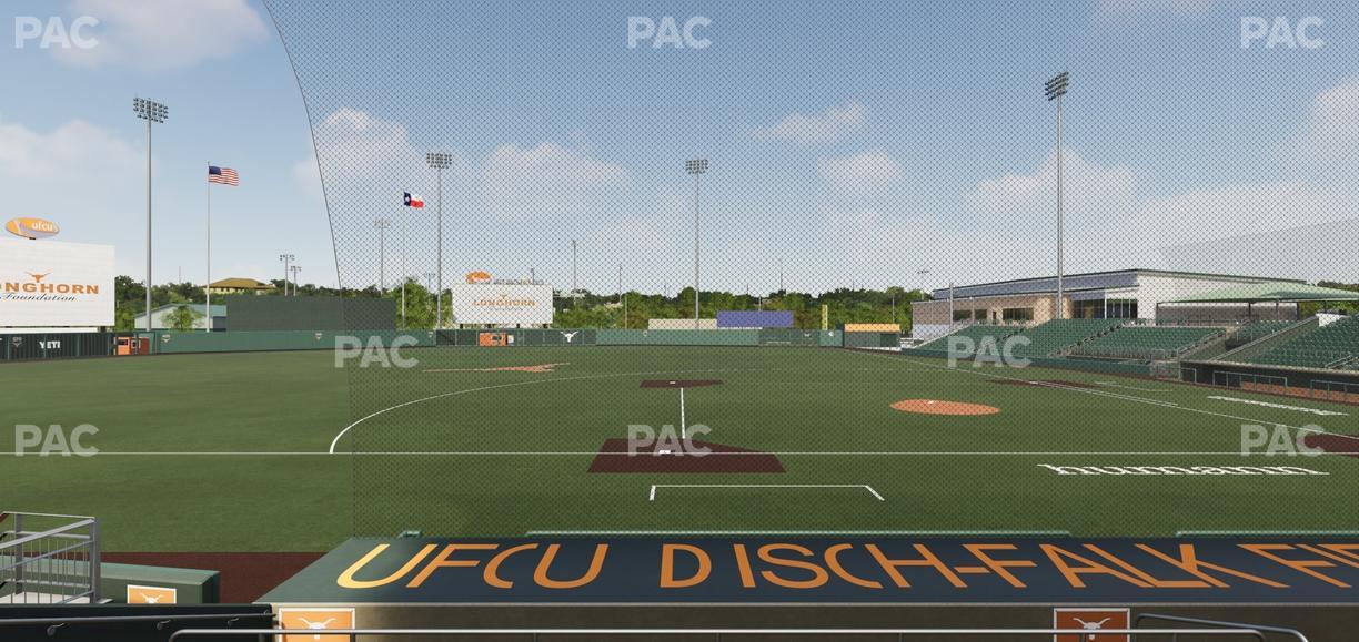 UFCU Disch-Falk Field - Section 11 Seat View