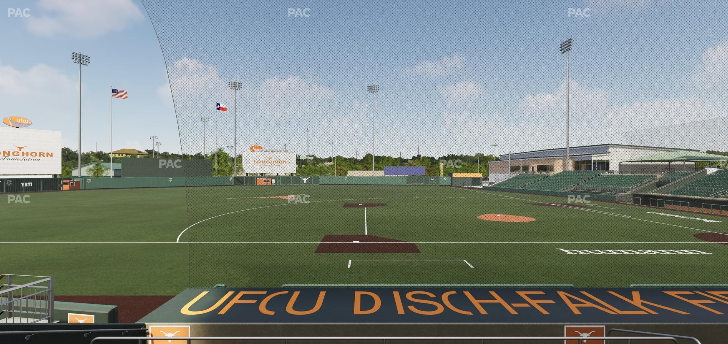 UFCU Disch-Falk Field - Section 11 Seat View