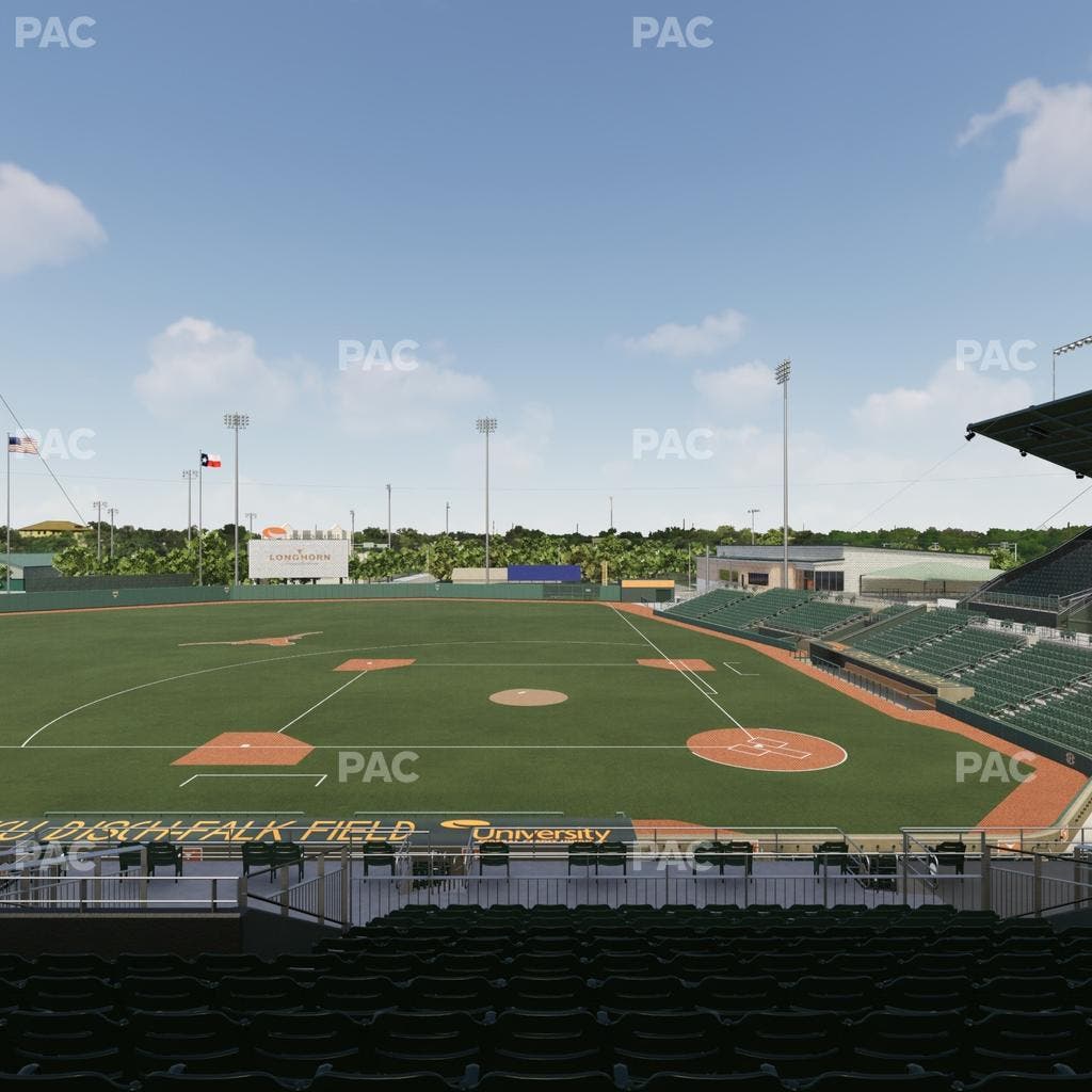UFCU Disch-Falk Field - Section 110 Seat View