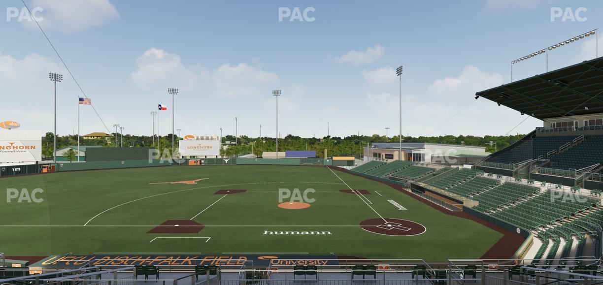 UFCU Disch-Falk Field - Section 110 Seat View