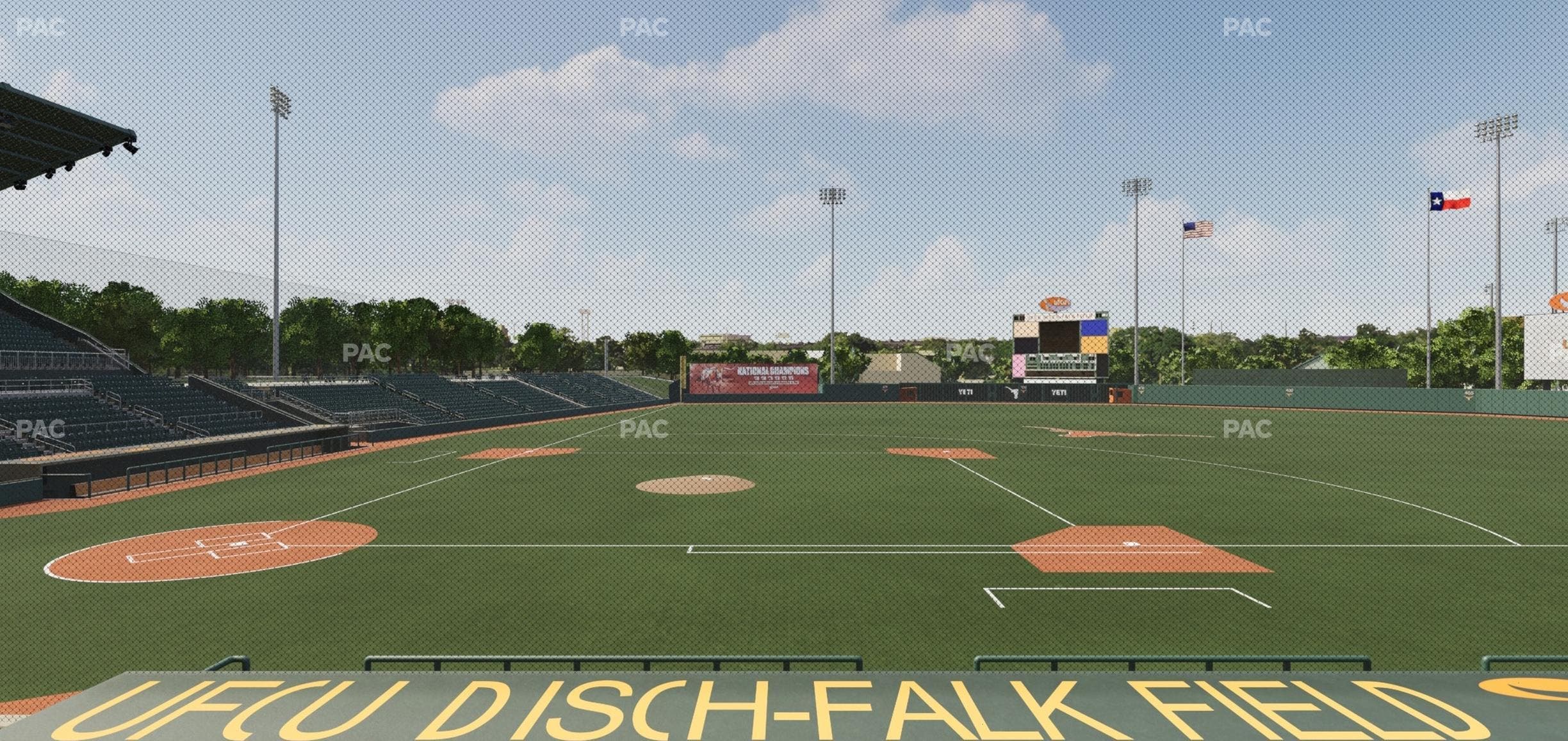 UFCU Disch-Falk Field - Section 2 Seat View