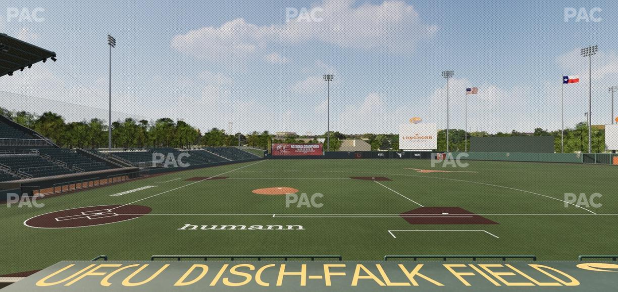 UFCU Disch-Falk Field - Section 2 Seat View