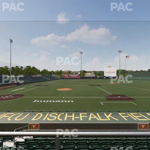 UFCU Disch-Falk Field - Section 2 Seat View