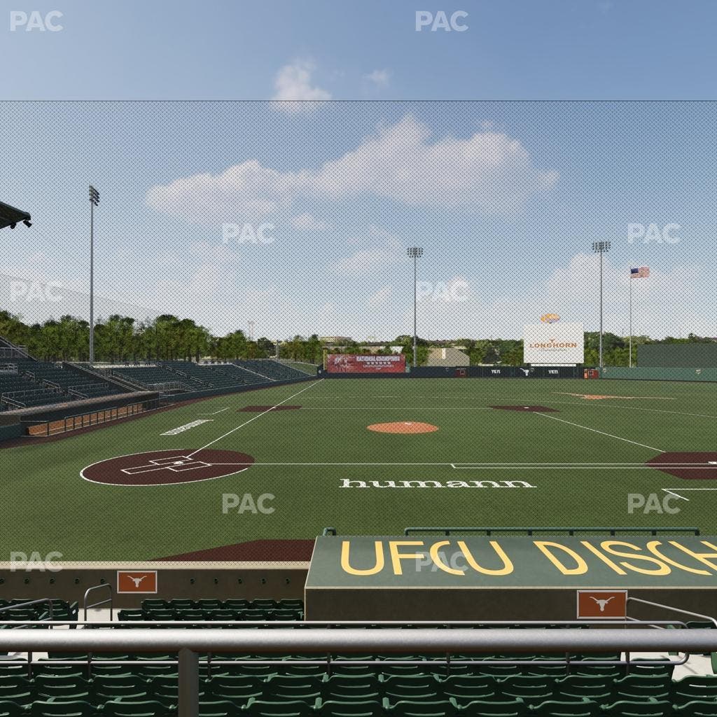 UFCU Disch-Falk Field - Section 3 Seat View