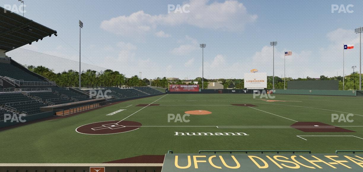 UFCU Disch-Falk Field - Section 3 Seat View
