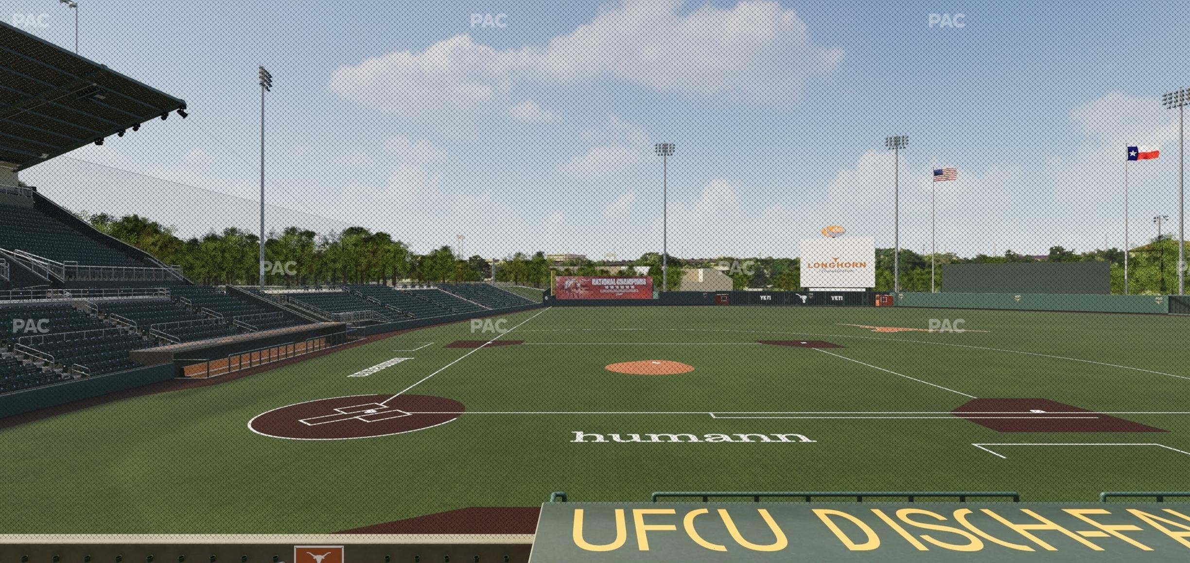 UFCU Disch-Falk Field - Section 3 Seat View