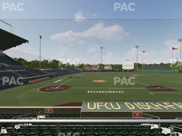 UFCU Disch-Falk Field - Section 3 Seat View