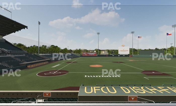 UFCU Disch-Falk Field - Section 3 Seat View