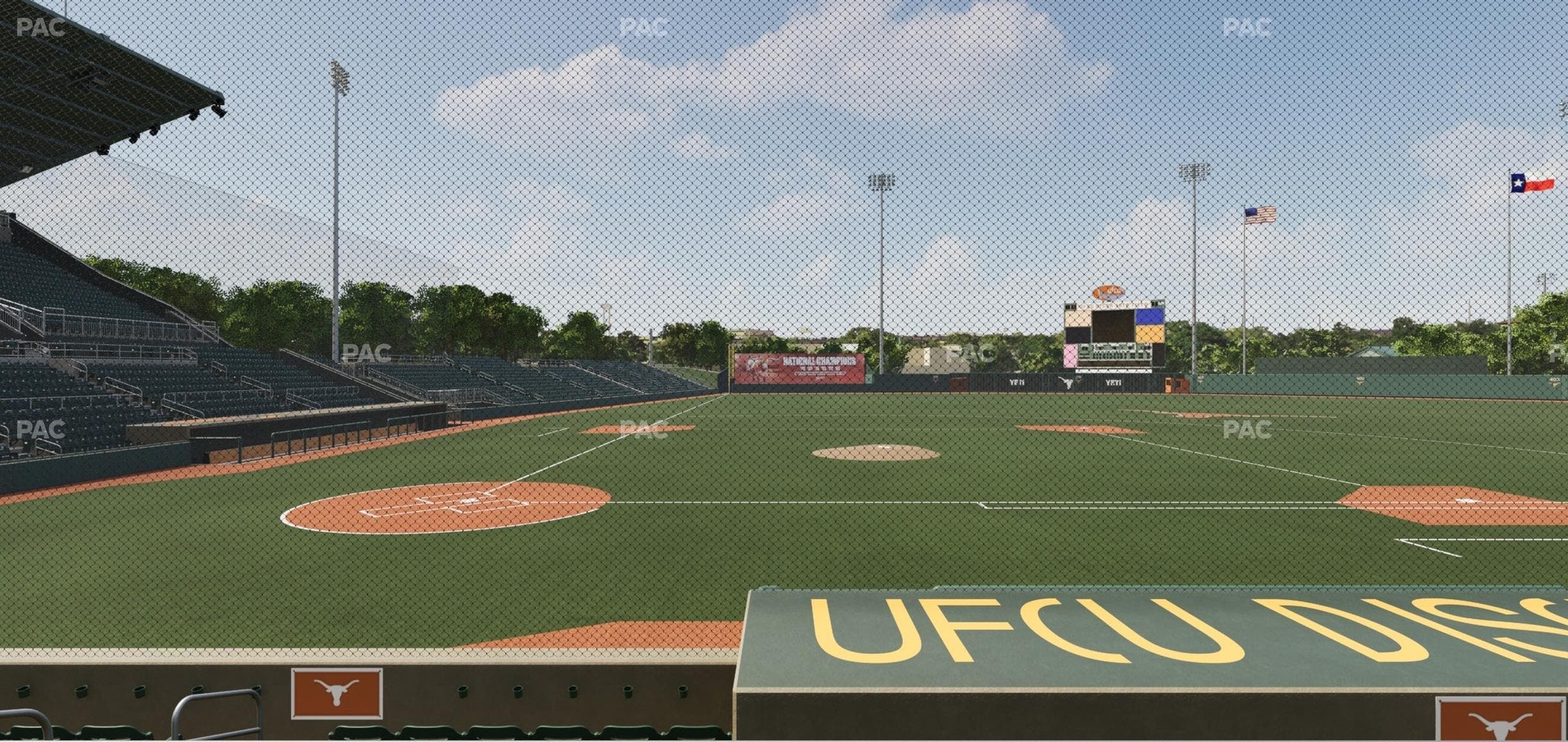 UFCU Disch-Falk Field - Section 3 Seat View