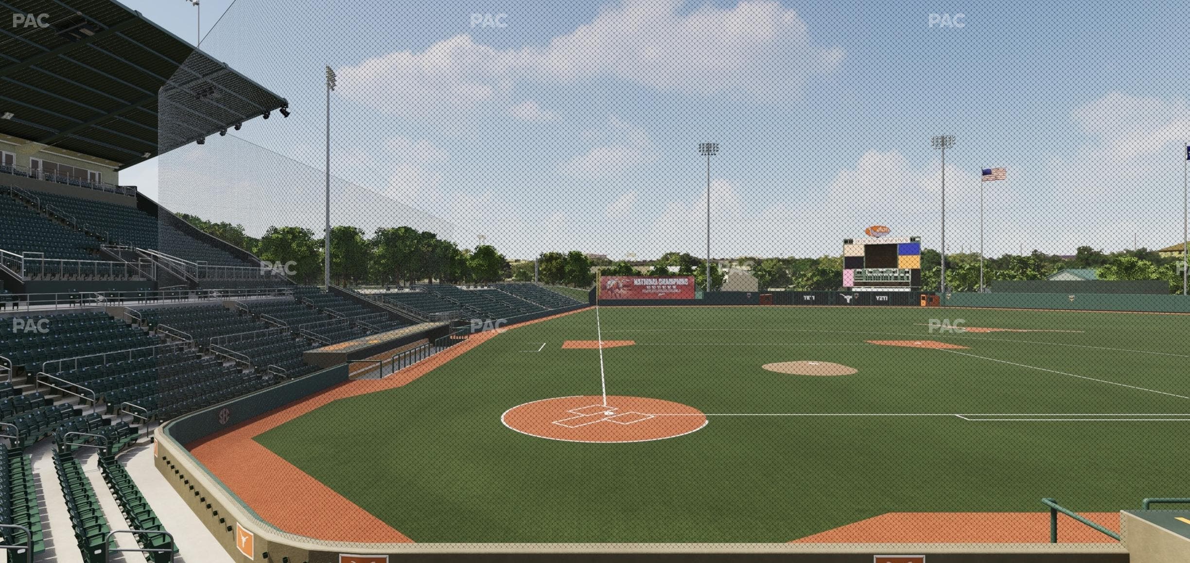 UFCU Disch-Falk Field - Section 4 Seat View
