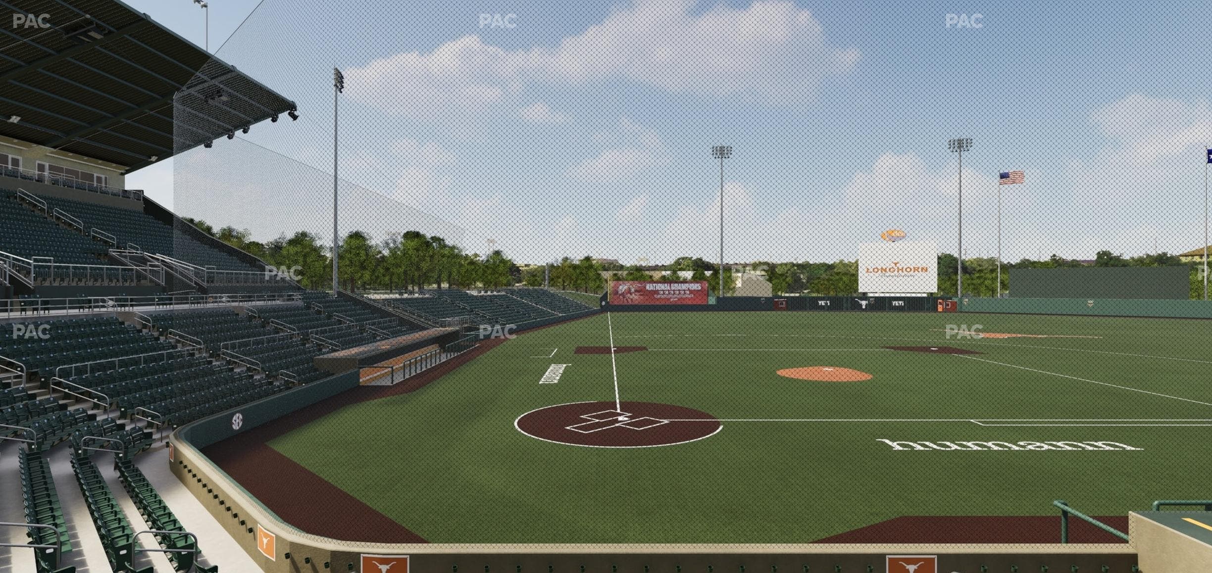 UFCU Disch-Falk Field - Section 4 Seat View