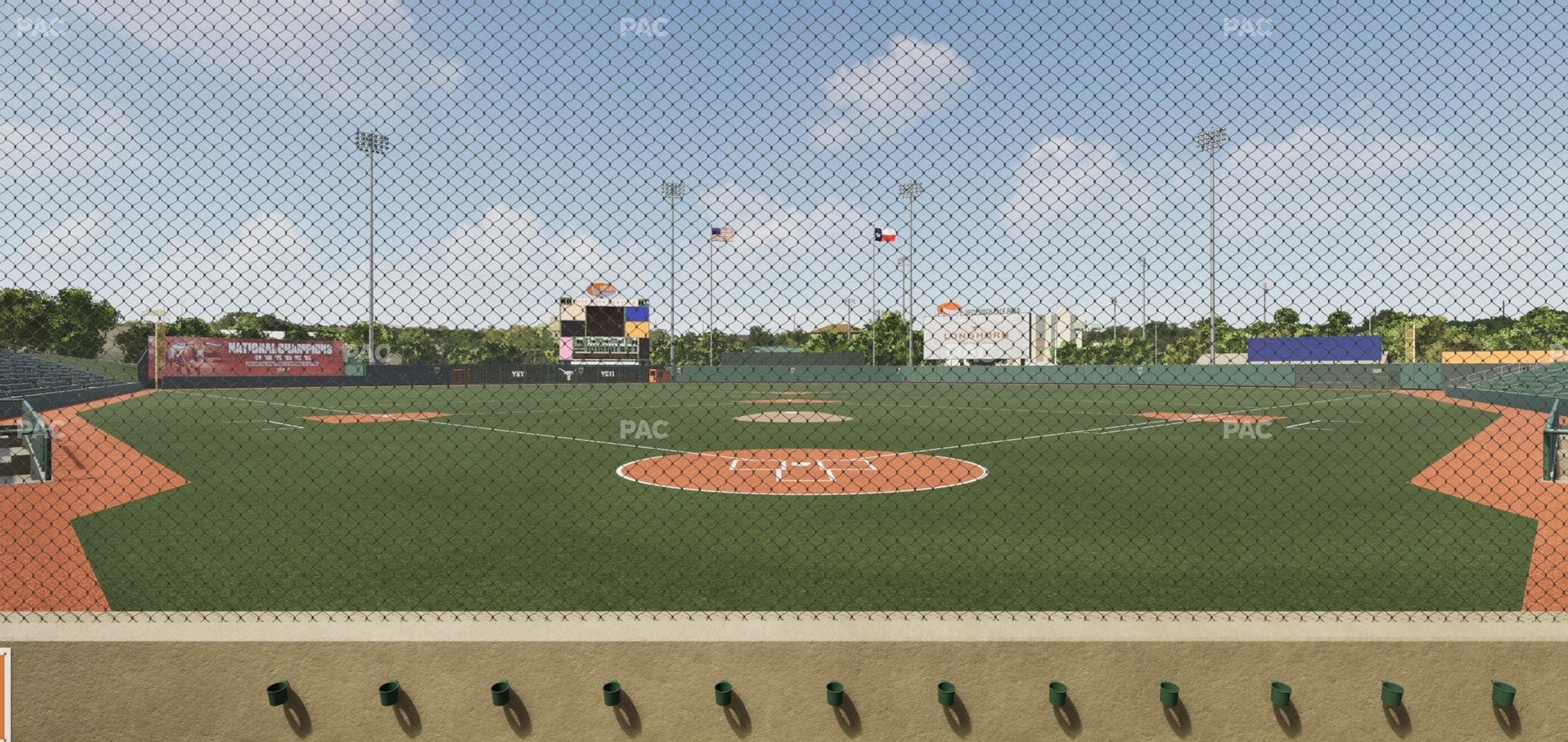UFCU Disch-Falk Field - Section 6 Seat View