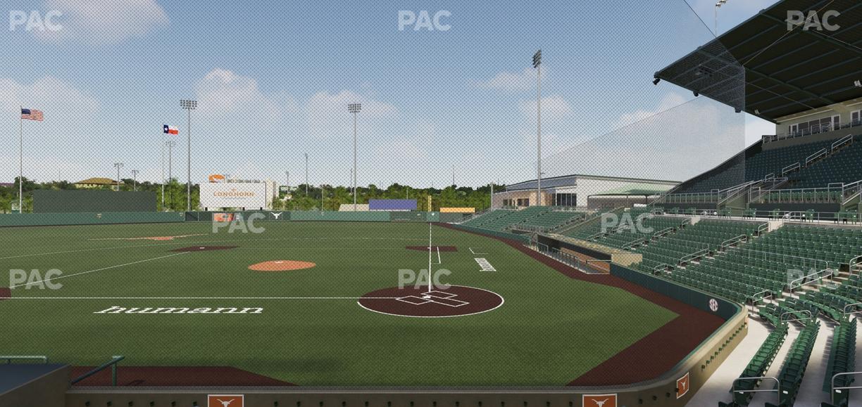 UFCU Disch-Falk Field - Section 8 Seat View