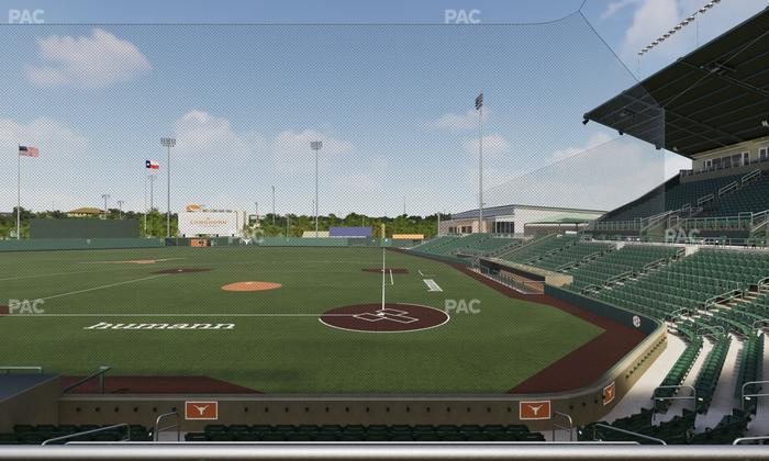 UFCU Disch-Falk Field - Section 8 Seat View
