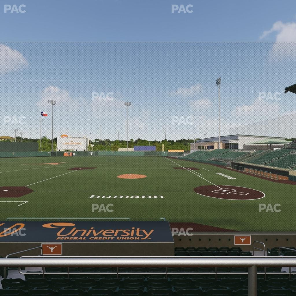 UFCU Disch-Falk Field - Section 9 Seat View