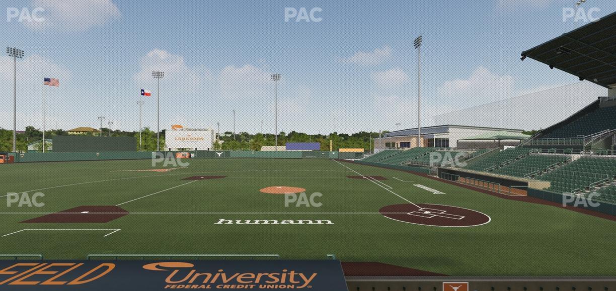 UFCU Disch-Falk Field - Section 9 Seat View