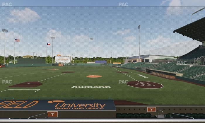UFCU Disch-Falk Field - Section 9 Seat View