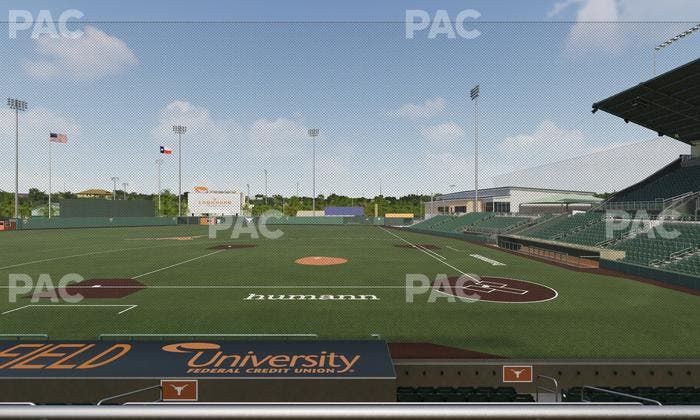 UFCU Disch-Falk Field - Section 9 Seat View