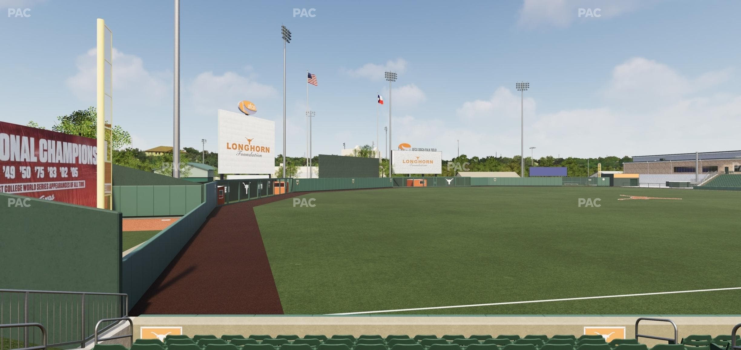 UFCU Disch-Falk Field - Section L 7 Seat View