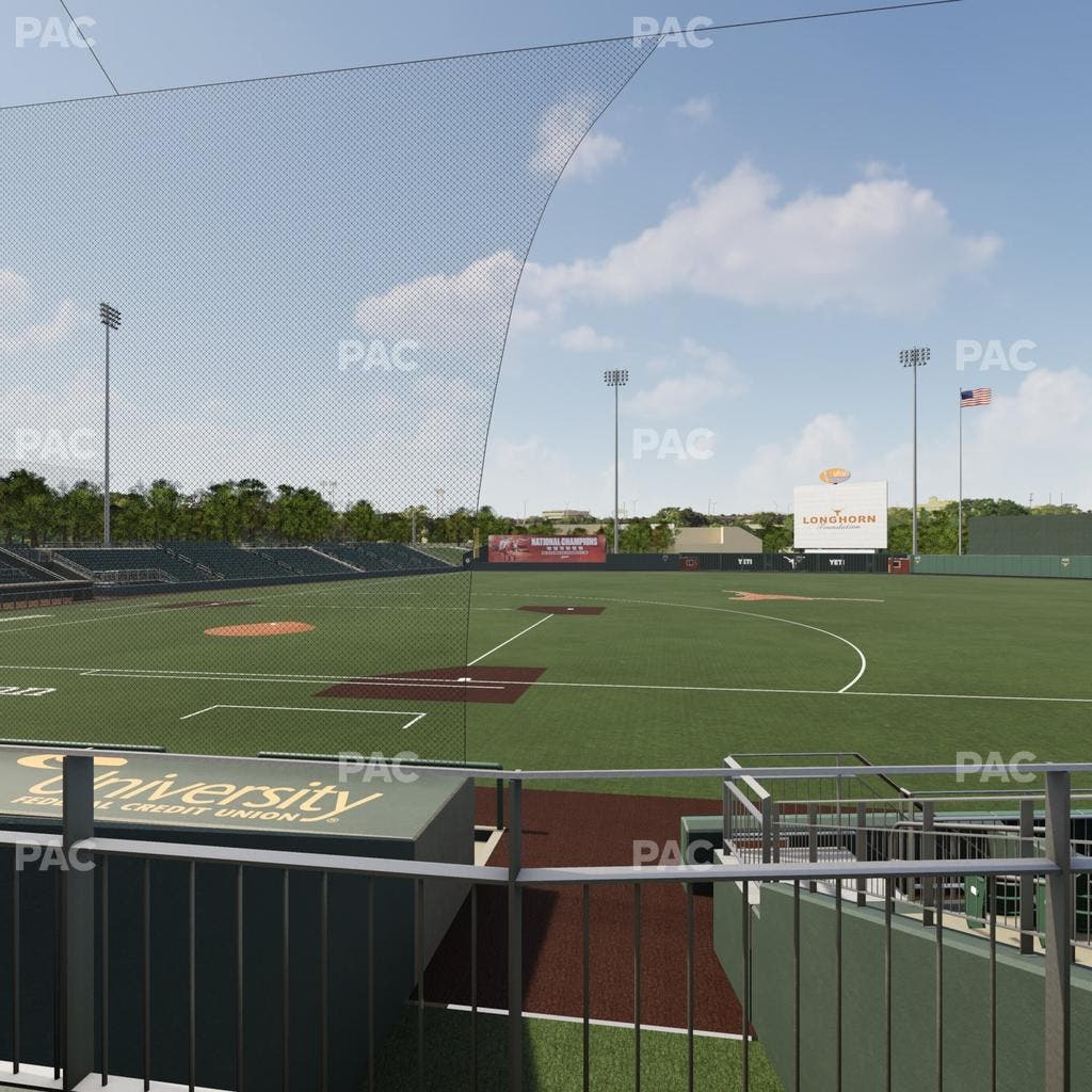 UFCU Disch-Falk Field - Section R 1 Seat View