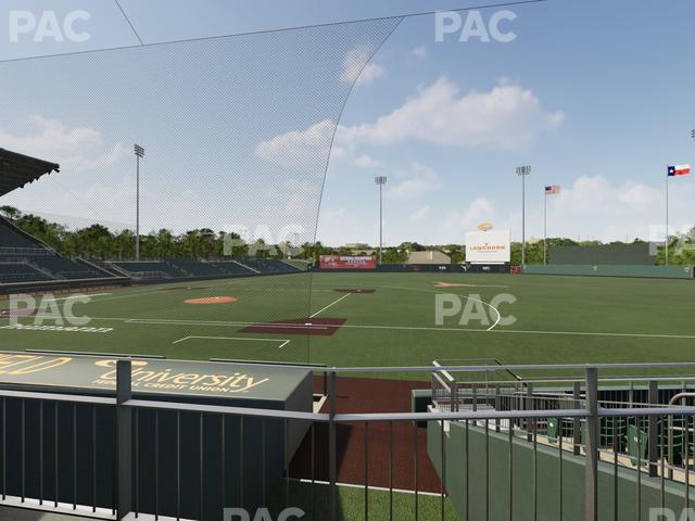 UFCU Disch-Falk Field - Section R 1 Seat View