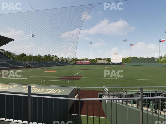 UFCU Disch-Falk Field - Section R 1 Seat View