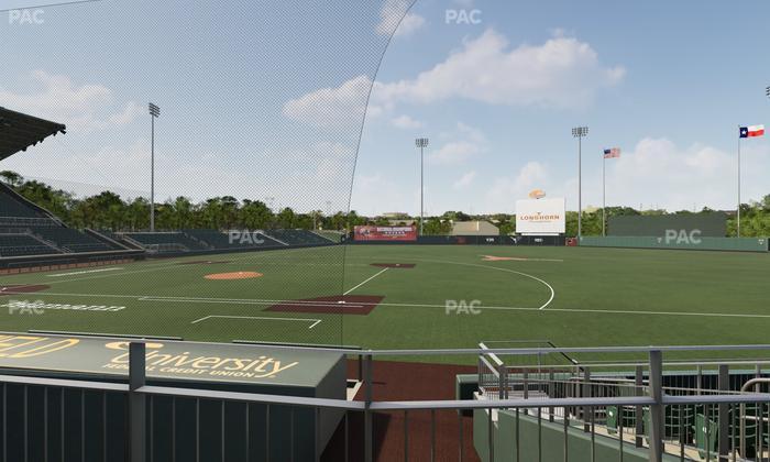 UFCU Disch-Falk Field - Section R 1 Seat View