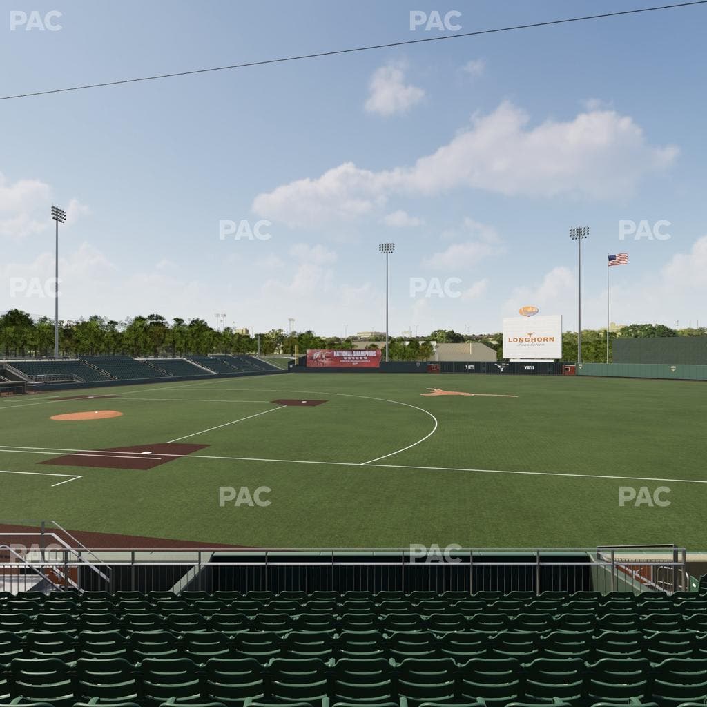 UFCU Disch-Falk Field - Section R 2 Seat View