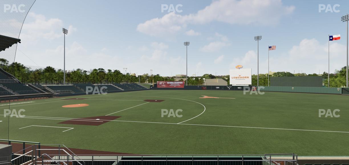 UFCU Disch-Falk Field - Section R 2 Seat View
