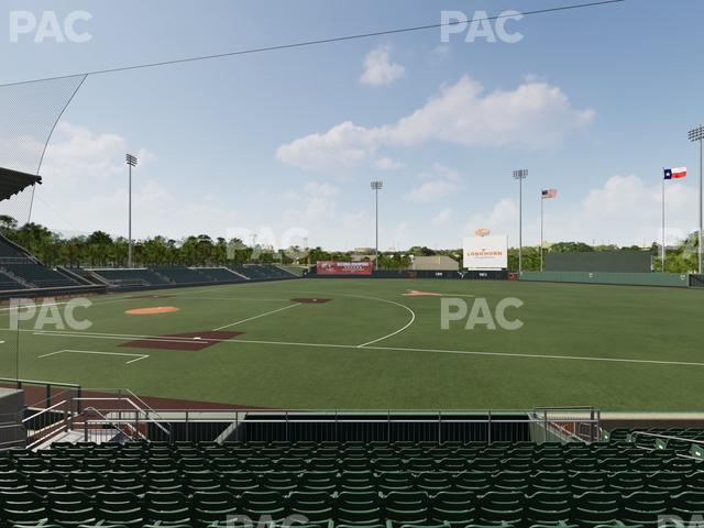 UFCU Disch-Falk Field - Section R 2 Seat View
