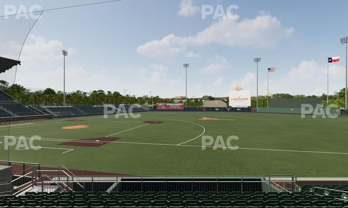 UFCU Disch-Falk Field - Section R 2 Seat View