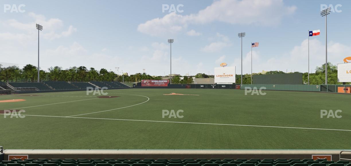 UFCU Disch-Falk Field - Section R 3 Seat View
