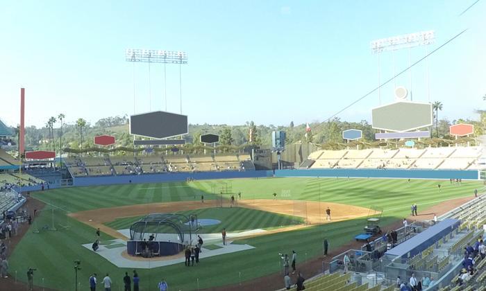 UNIQLO Field at Dodger Stadium - Section 110 Lg Seat View
