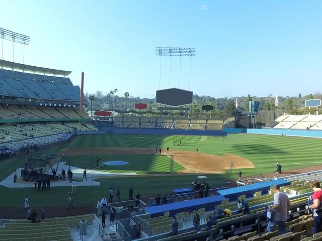 UNIQLO Field at Dodger Stadium - Section 124 Lg Seat View
