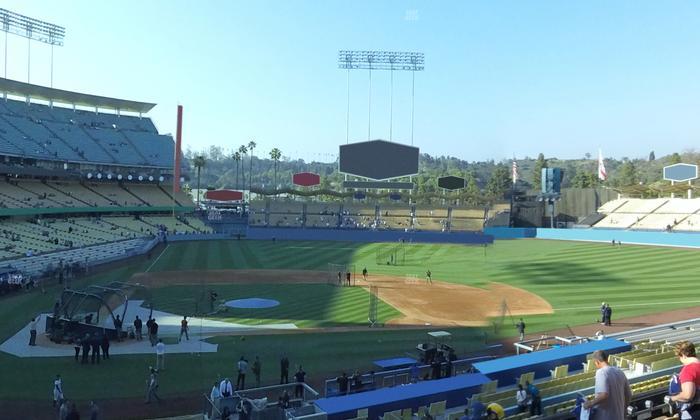 UNIQLO Field at Dodger Stadium - Section 124 Lg Seat View