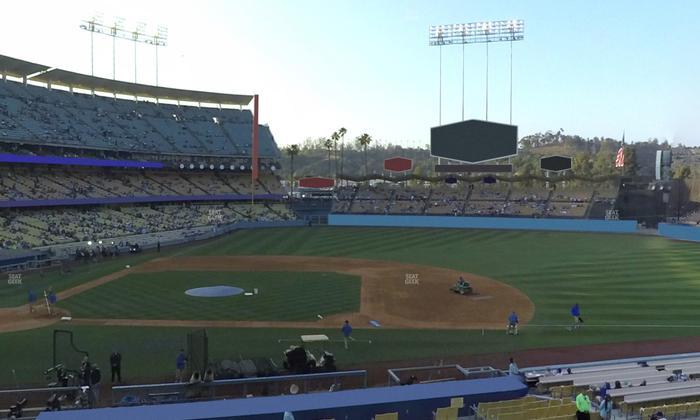 UNIQLO Field at Dodger Stadium - Section 132 Lg Seat View