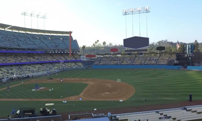 UNIQLO Field at Dodger Stadium - Section 136 Lg Seat View
