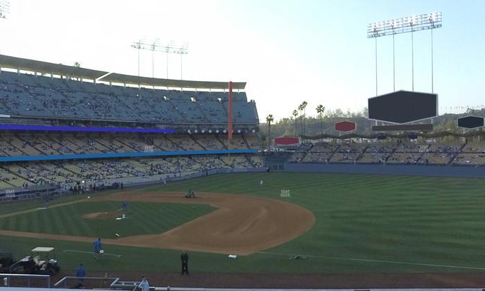 UNIQLO Field at Dodger Stadium - Section 142 Lg Seat View