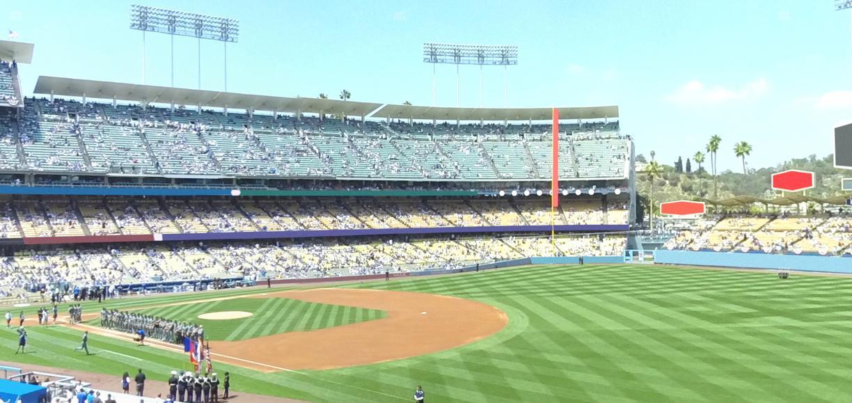 UNIQLO Field at Dodger Stadium - Section 154 Lg Seat View