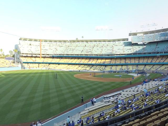 UNIQLO Field at Dodger Stadium - Section 161 Lg Seat View