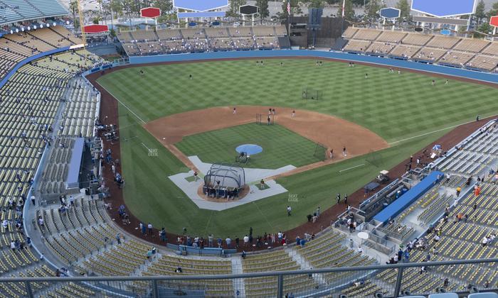 UNIQLO Field at Dodger Stadium - Section 4 Td Seat View